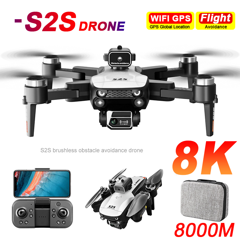 Drone Rc N2 - جديد S2S الطائرة بدون طيار 8K
