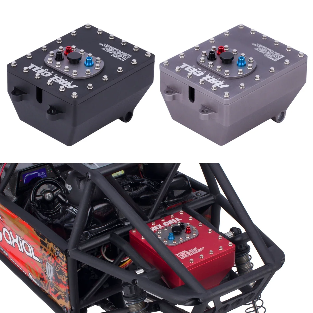 Rc Car Body Shell - 1 قطعة الألومنيوم 1/10 مقياس صندوق