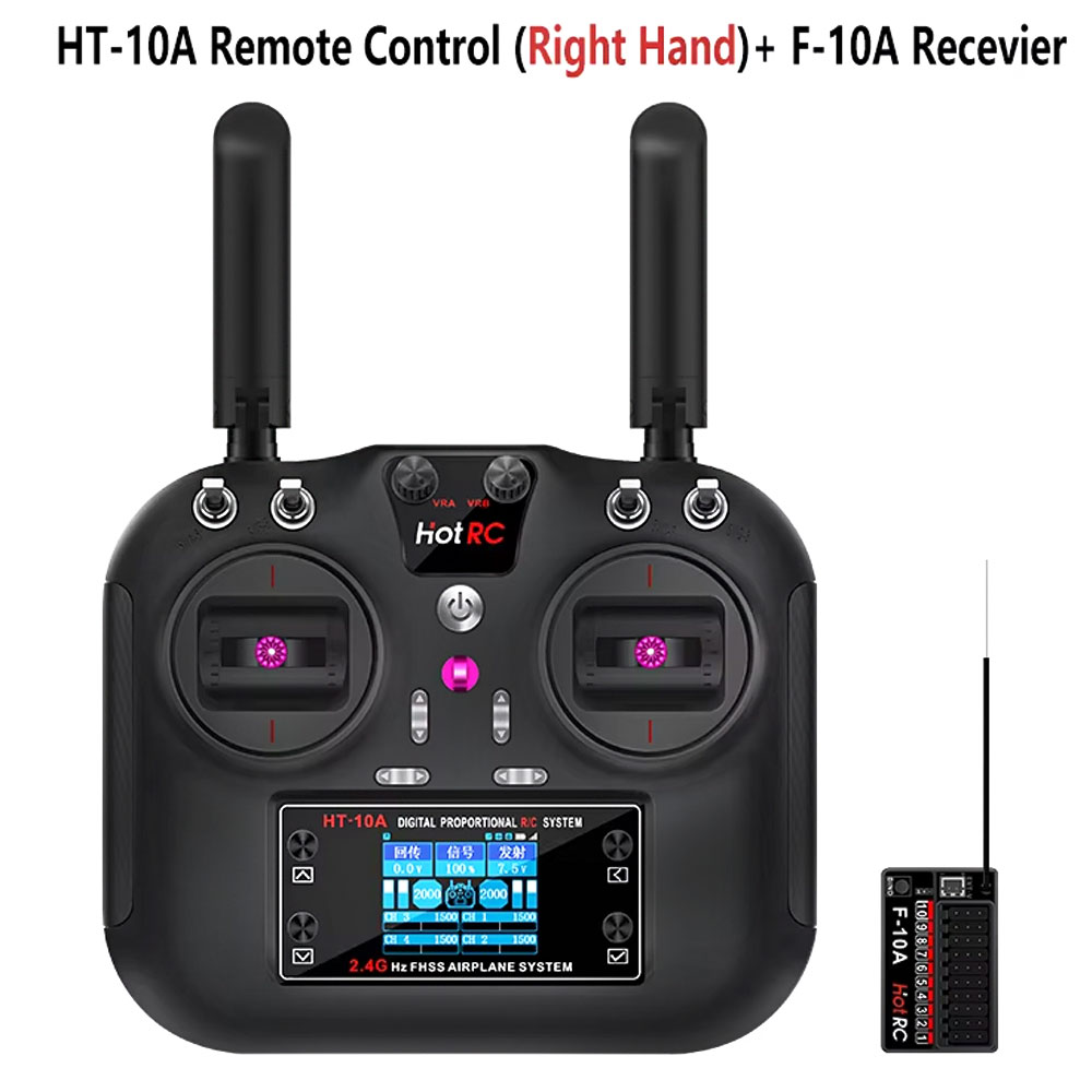 Drone With Rc 2 - جهاز إرسال Hotrc HT-10A 2.4G 10