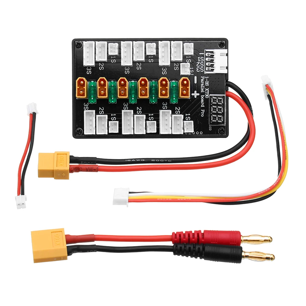Lipo Parallel Charging Board - XT30 التوصيل 1S-3S يبو بطارية ترقية