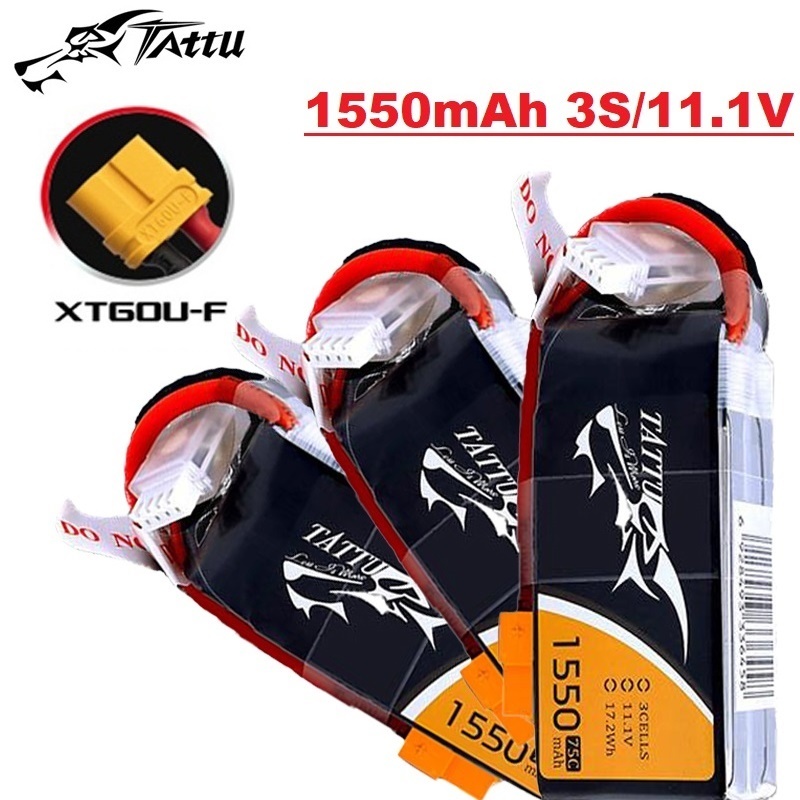 Drone Zll Rc - بطارية TATTU-LiPo لطائرة هليكوبتر RC ،