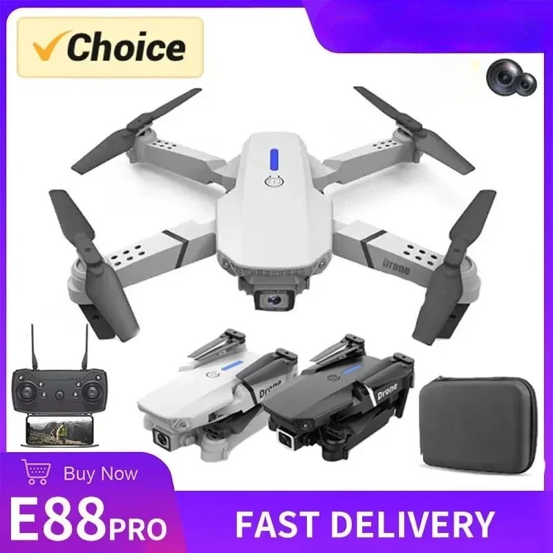 طائرة بدون طيار E88 Pro WIFI F - مراجعة Drone Rc E88 Pro وسعره