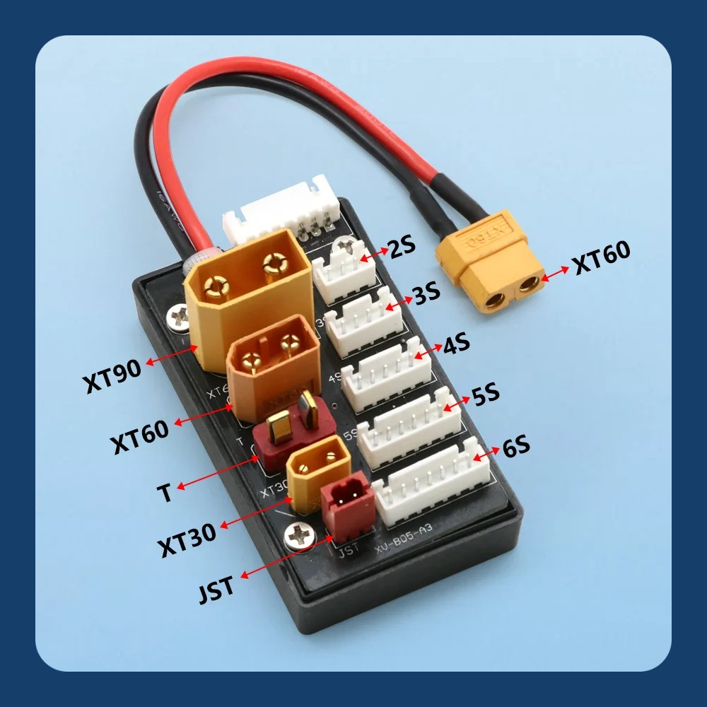 لوحة شحن متوازية لبطاريات اللي - مراجعة Lipo Parallel Charging Board وسعره