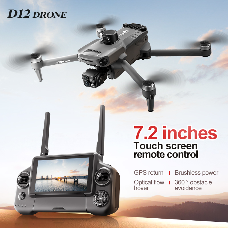 طائرات بدون طيار احترافية D12  - مراجعة Drone Aircraft Jjrc وسعره