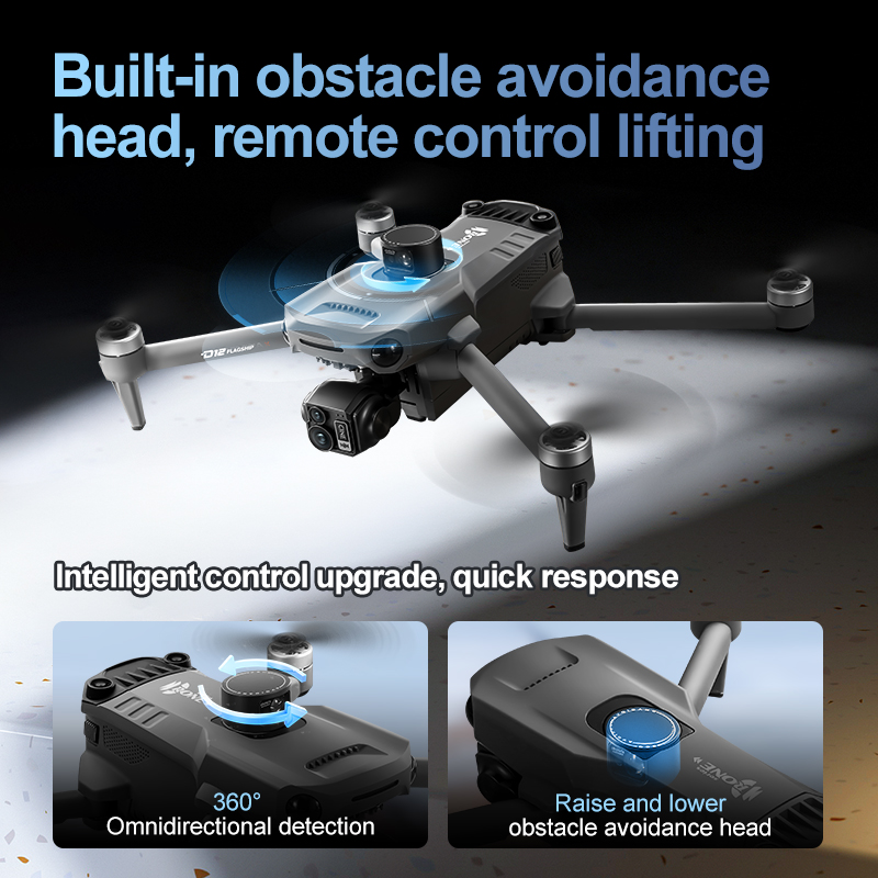 طائرات بدون طيار احترافية D12  - مراجعة Drone Aircraft Jjrc وسعره