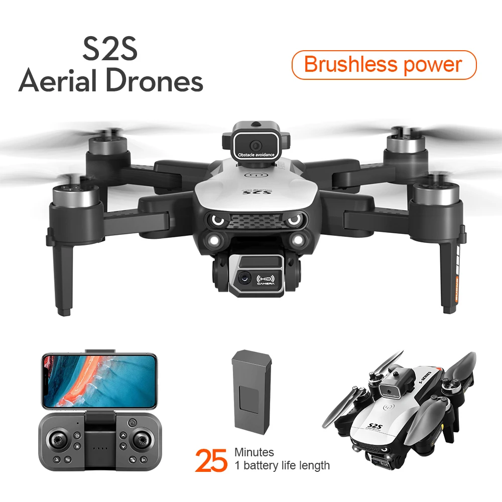 جديد S2S الطائرة بدون طيار 8K  - مراجعة Drone Rc N2 وسعره