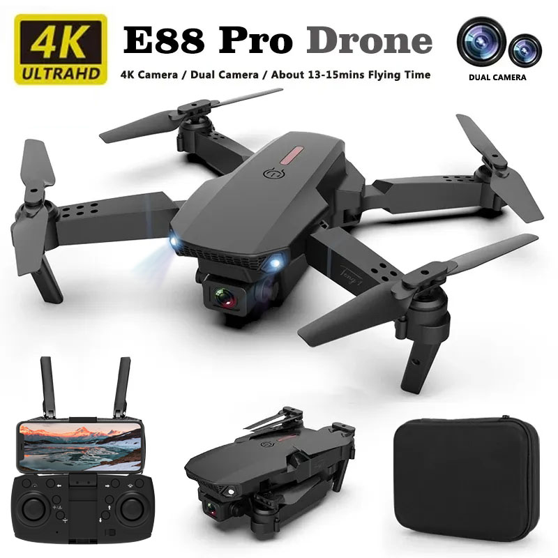 E88pro الطائرة بدون طيار المهن - مراجعة Drone Rc E88 Pro وسعره