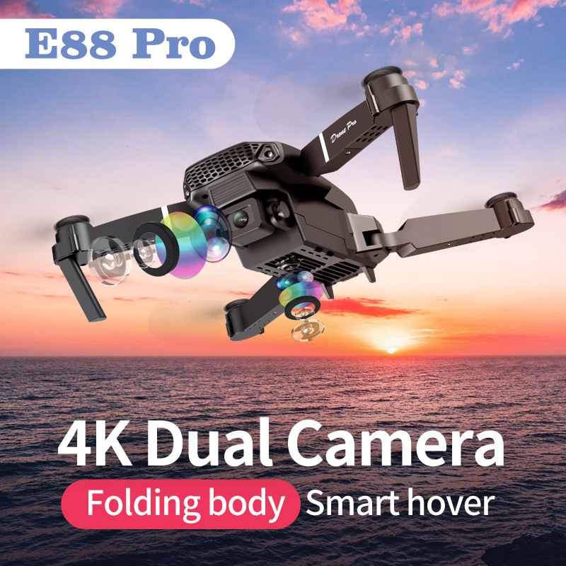 E88pro الطائرة بدون طيار المهن - مراجعة Drone Rc E88 Pro وسعره