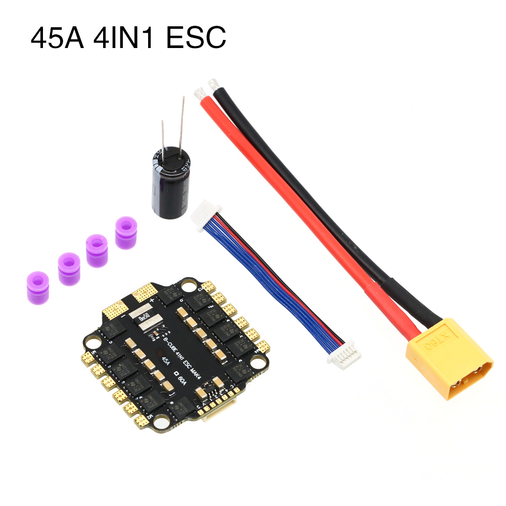 UAngel 4IN1 45A 60A ESC BLHELI - مراجعة Flight Controller وسعره