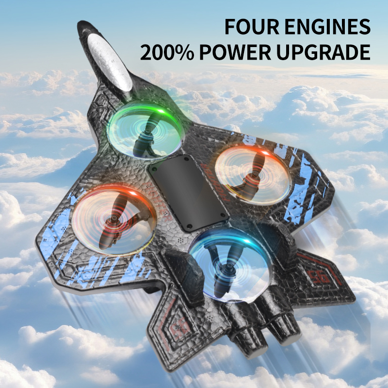 طائرة نموذجية مزودة بأضواء LED - مراجعة Drone Aircraft Jjrc وسعره
