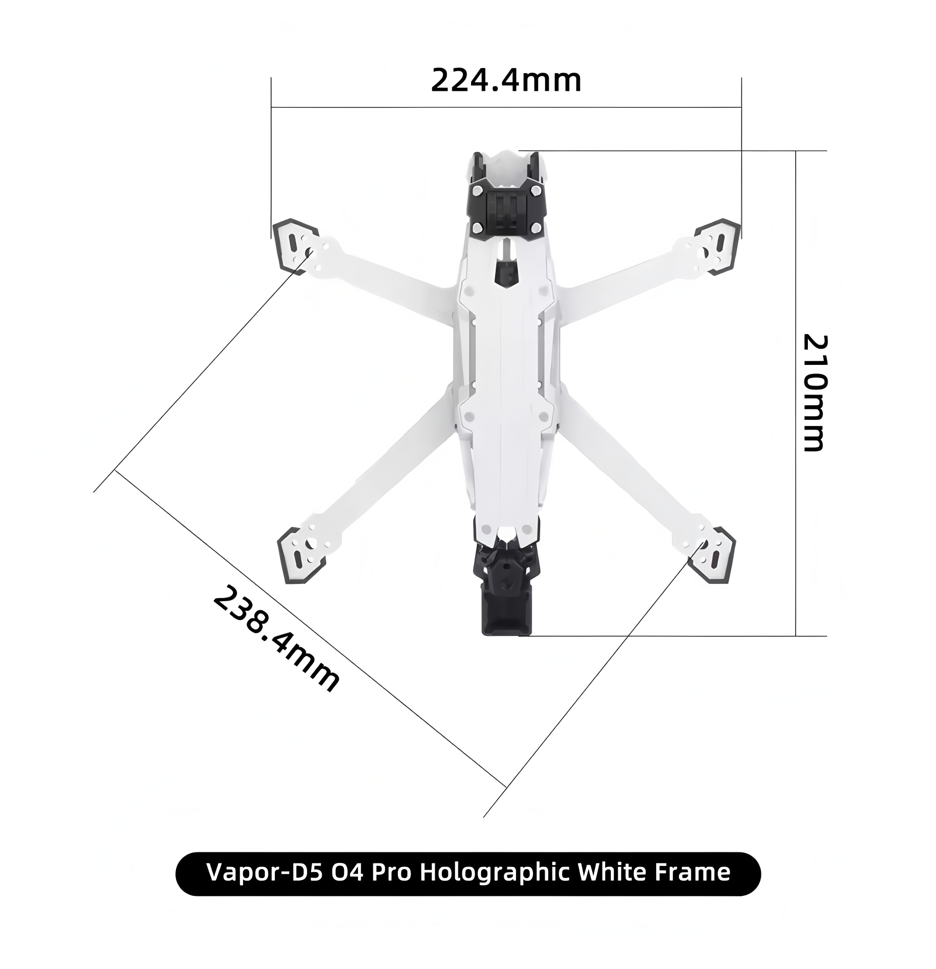 إطار GEPRC Vapor D5/x5/x6 O4 P - مراجعة Drone Rc Quadcopter Controller وسعره