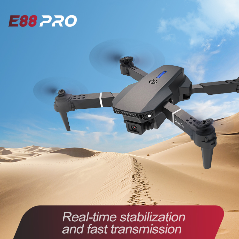 طائرة بدون طيار E88 Pro صغيرة  - مراجعة Drone Rc E88 Pro وسعره