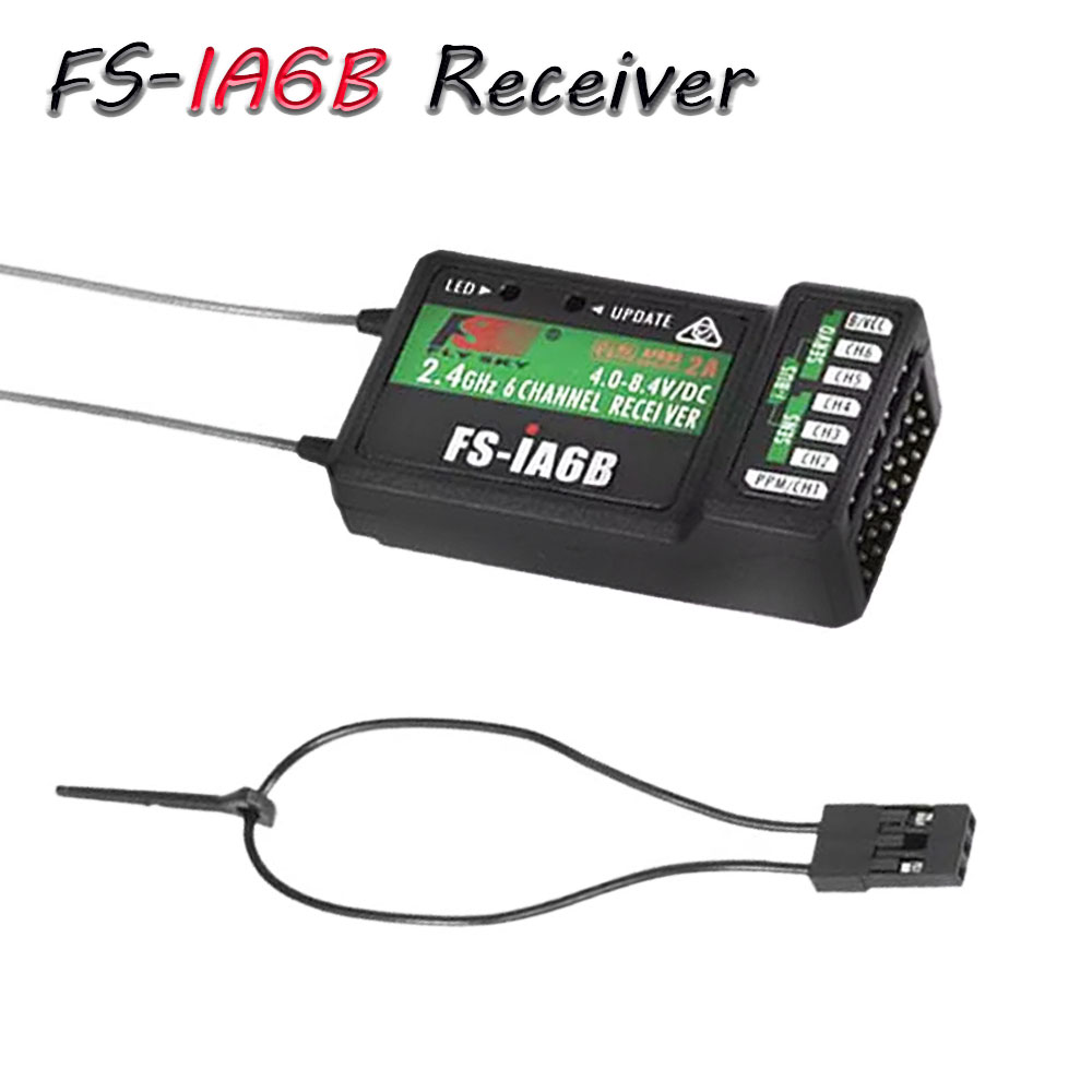 نظام راديو FS-i6 6CH 2.4GHz AF - مراجعة Drone With Rc 2 وسعره