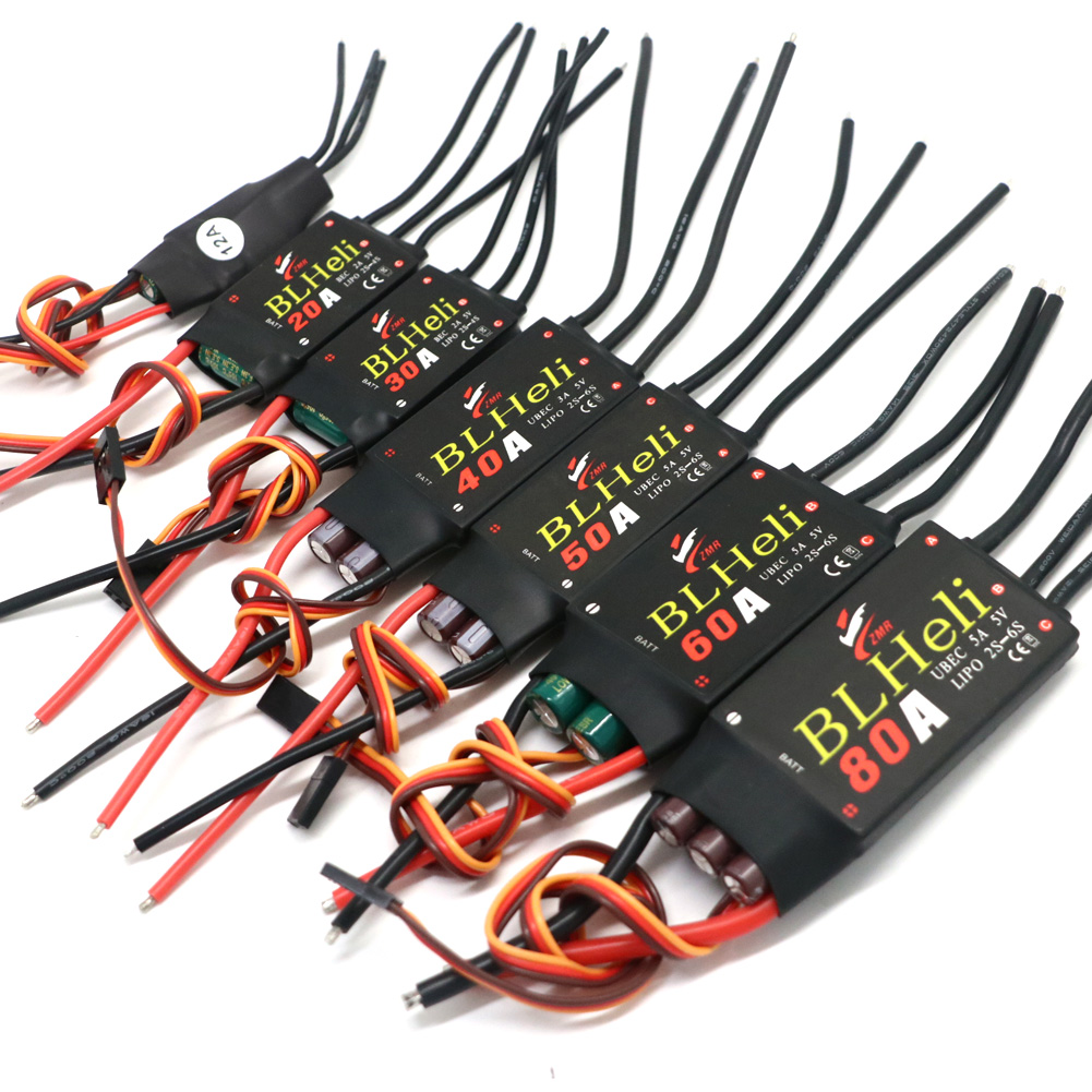 BLHeli فرش ESC 80A 12A 20A 30A - مراجعة Drone With Rc 2 وسعره